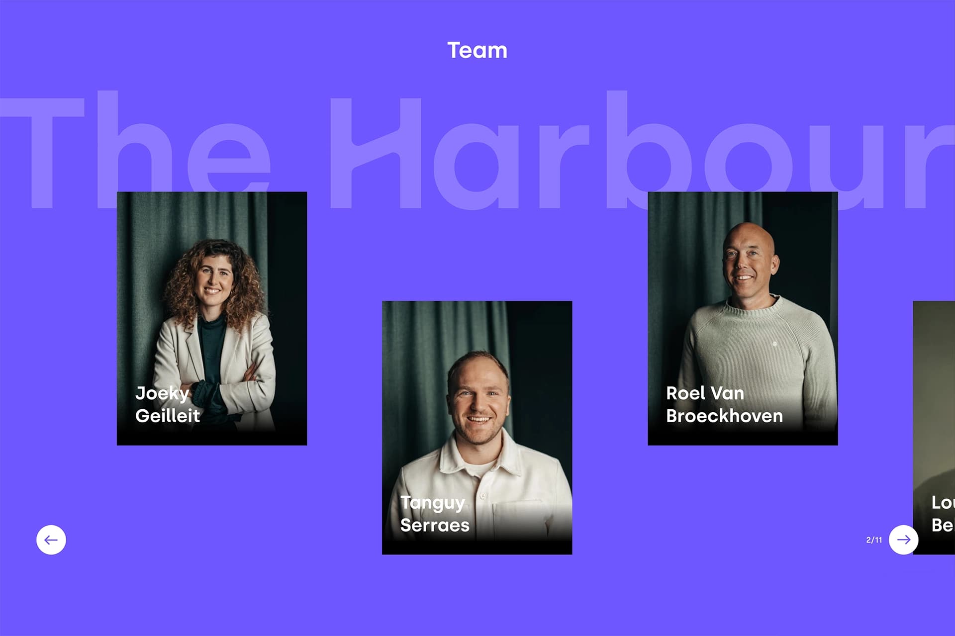 The Harbour homepage