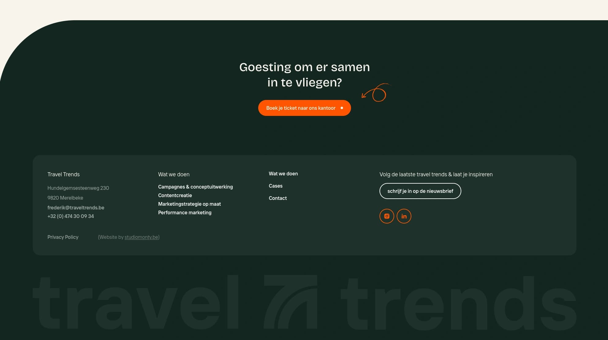 Travel Trends contentpagina