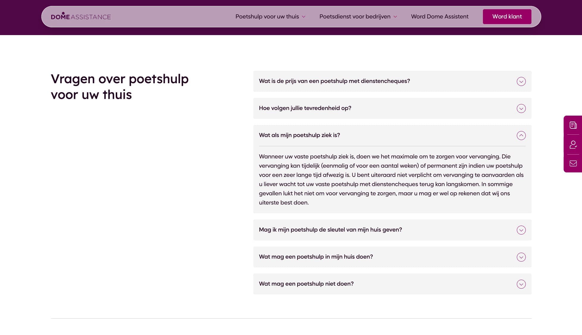 Professionele fotografie voor Dome Assistance