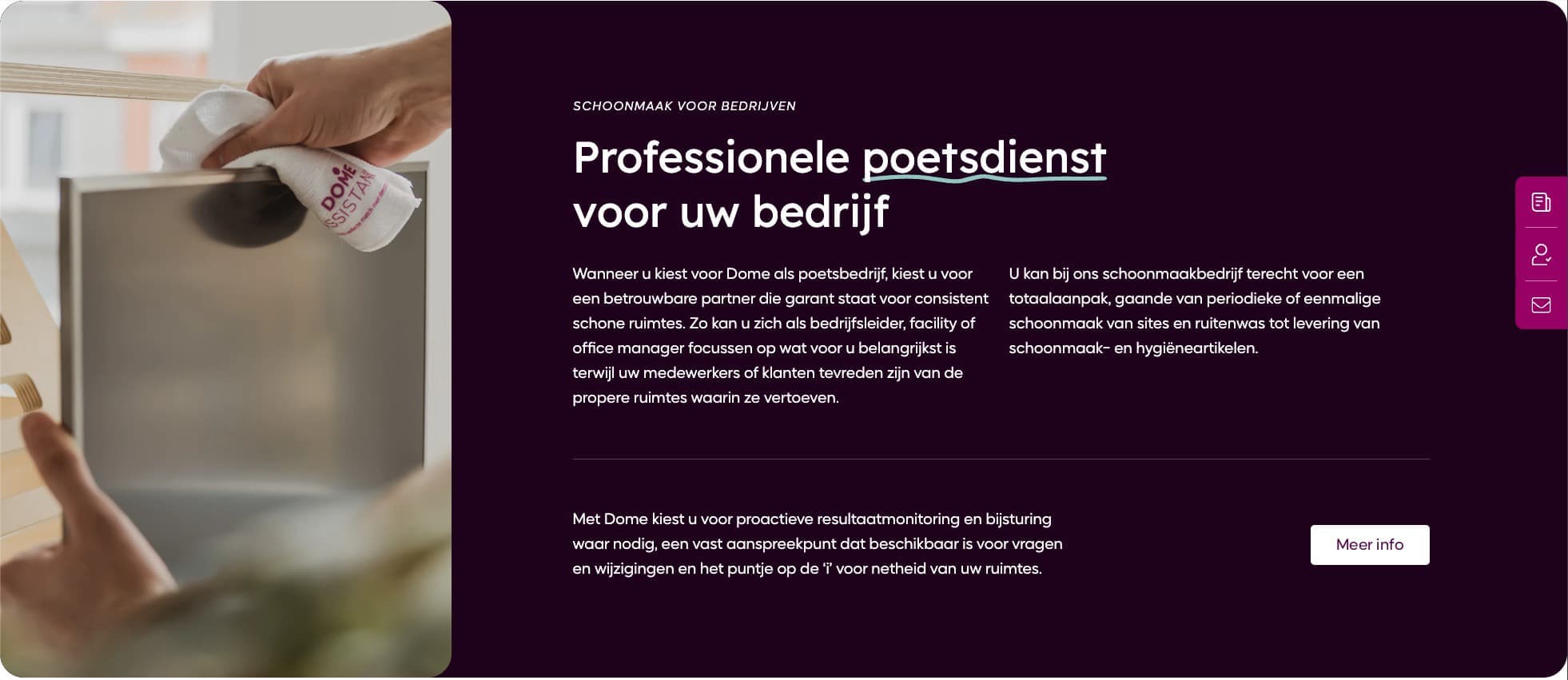 CMS en contentbeheer voor Dome Assistance